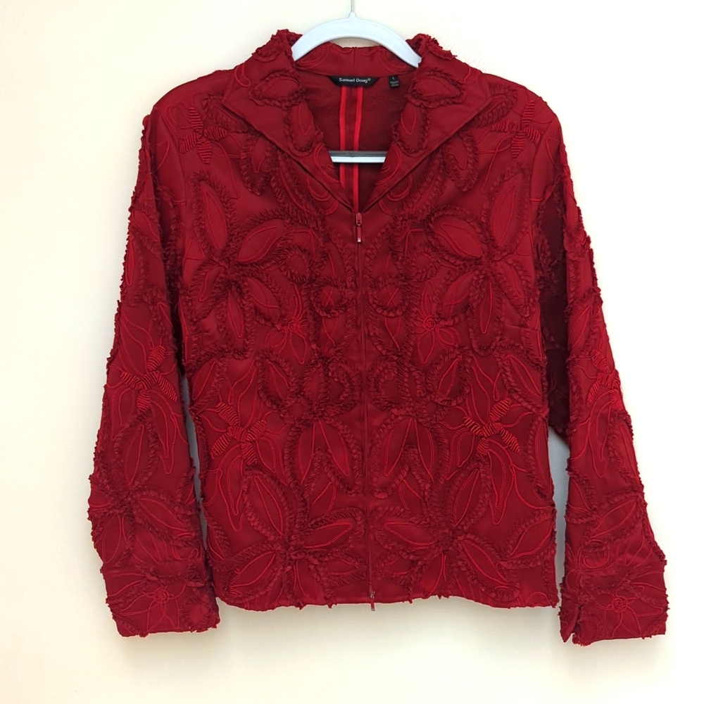 Deep Red Samuel Dong Jacket - image 1